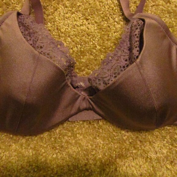 CACIQUE Mauve Lightly Lined Balconette Underwire Bra Size 42DDD - Picture 2 of 5